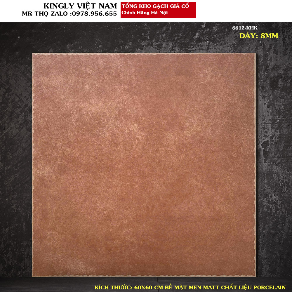 Gạch giả cổ lát nền 60x60 6612